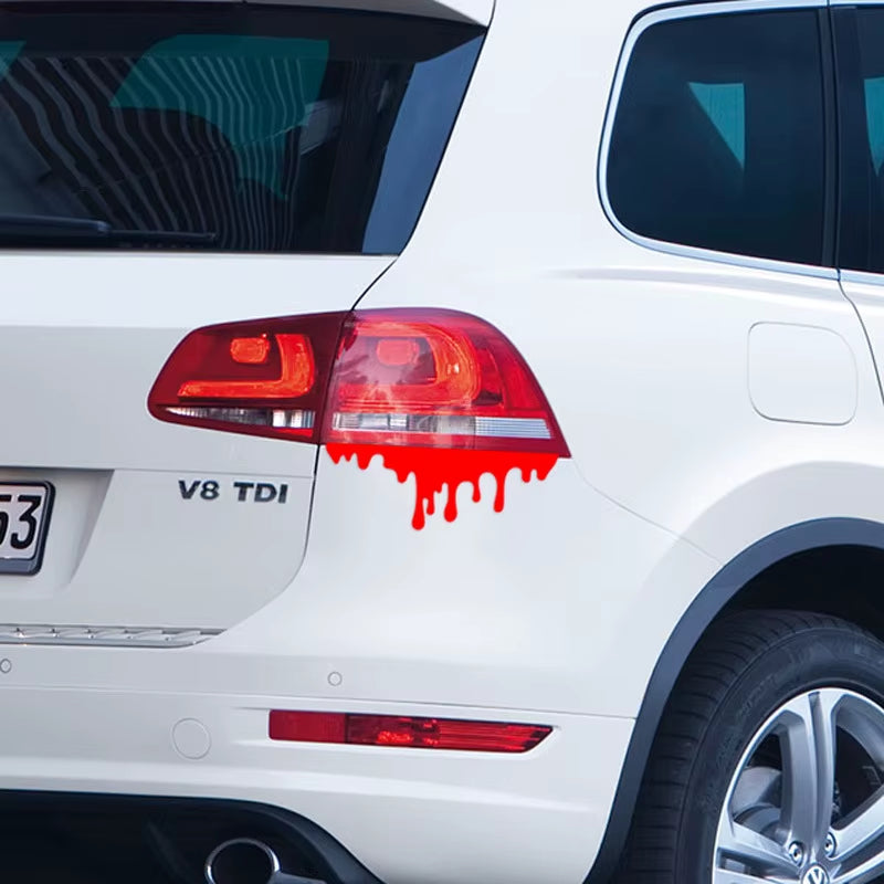 Air Tail Light Dripping Blood Car Stickers Headlights Modified Car Stickers Motorcycle Stickers Kill Airflow Car Decals