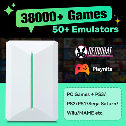Pc/Retro Game Consoles&Hard Drive for Ps3/Ps2/Ps1/Switch/Dreamcast/Saturn/Wiiu with 38000+ Games&42 PC Games for WIN Pc/Laptop